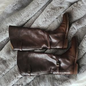 Frye brown leather boots